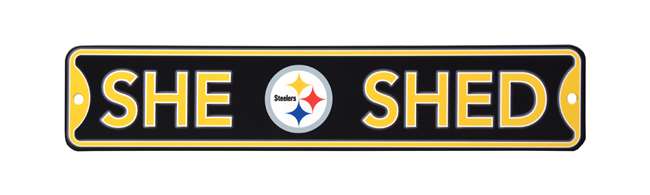 Pittsburgh Steelers Steel She Shed Sign   