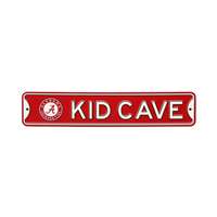Alabama Crimson Tide Steel Kid Cave Sign   