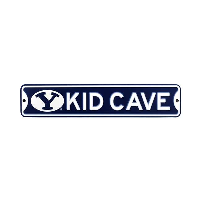 BYU Cougars  Steel Kid Cave Sign