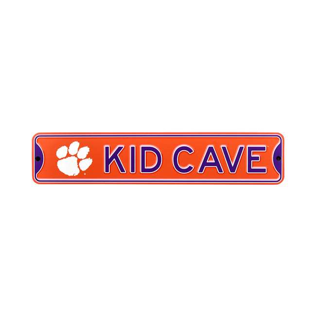 Clemson Tigers  Steel Kid Cave Sign   