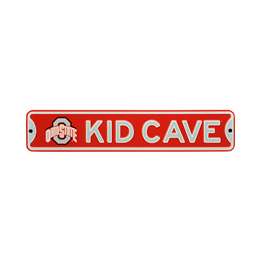 Ohio State Buckeyes  Steel Kid Cave Sign   