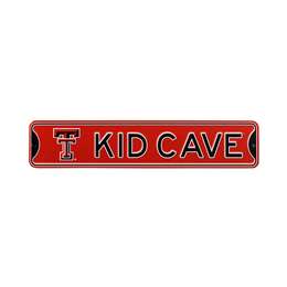 Texas Tech Red Raiders  Steel Kid Cave Sign   