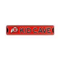 Utah Utes  Steel Kid Cave Sign   