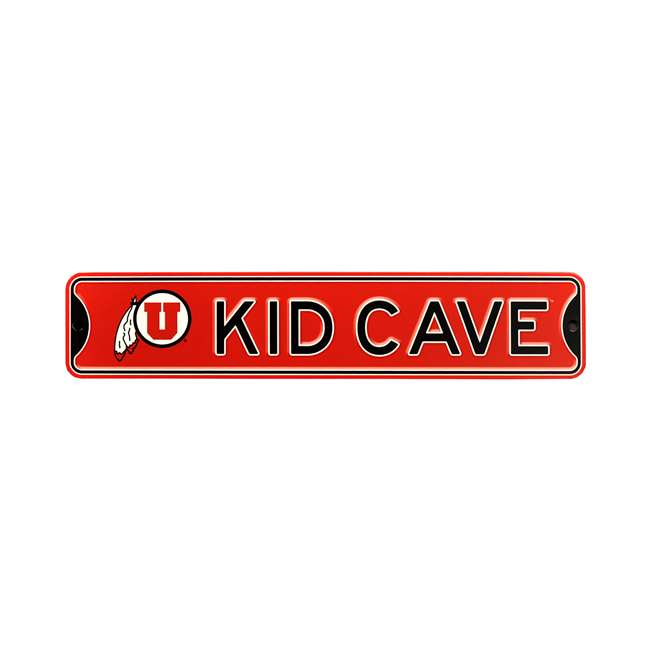 Utah Utes  Steel Kid Cave Sign   