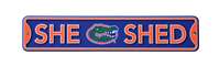 Florida Gators  Steel She Shed Sign   