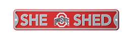 Ohio State Buckeyes  Steel She Shed Sign   