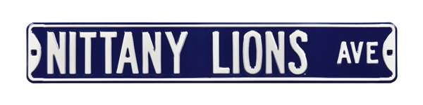 Penn State Nittany Lions Steel Street Sign-NITTANY LIONS AVE    