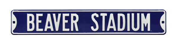 Penn State Nittany Lions Steel Street Sign-BEAVER STADIUM   