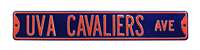 Virginia Cavaliers Steel Street Sign-UVA CAVALIERS AVE    