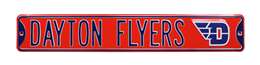 Dayton Flyers Steel Street Sign with Logo-DAYTON FLYERS    