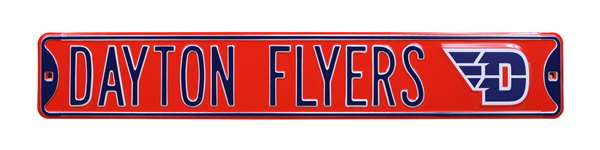 Dayton Flyers Steel Street Sign with Logo-DAYTON FLYERS    