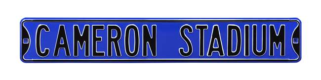 Duke Blue Devils Steel Street Sign-CAMERON STADIUM