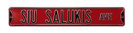 Southern Illinois Salukis Steel Street Sign-SIU SALUKIS AVE   