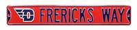 Dayton Flyers Steel Street Sign with Logo-FRERICK'S WAY    