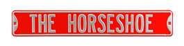 Ohio State Buckeyes Steel Street Sign-THE HORSESHOE   