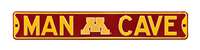 Minnesota Golden Gophers Steel Street Sign with Logo-MAN CAVE   