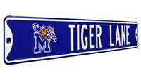 Memphis Tigers Steel Street Sign with Logo-TIGER LANE   