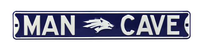 Nevada Wolfpack Steel Street Sign with Logo-MAN CAVE    