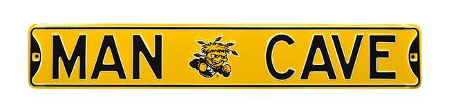 Wichita State Shockers Steel Street Sign with Logo-MAN CAVE   