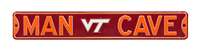 Virginia Tech Hokies Steel Street Sign with Logo-MAN CAVE   