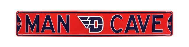 Dayton Flyers Steel Street Sign with Logo-MAN CAVE   