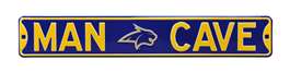 Montana State Steel Street Sign with Logo-MAN CAVE   