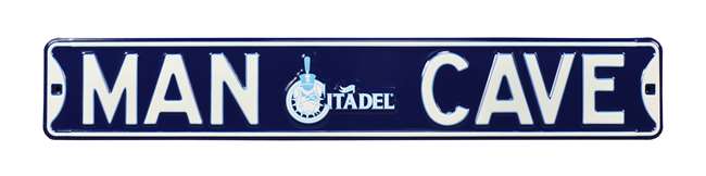 Citadel Steel Street Sign with Logo-MAN CAVE   