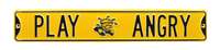 Wichita State Shockers Steel Street Sign with Logo-PLAY ANGRY   