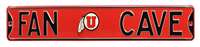 Utah Utes Steel Street Sign with Logo-FAN CAVE   