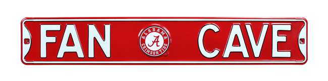 Alabama Crimson Tide Steel Street Sign with Logo-FAN CAVE   