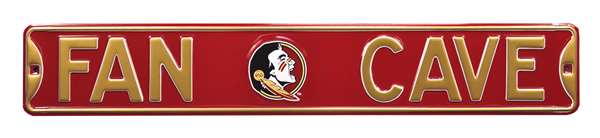 Florida State Seminoles Steel Street Sign with Logo-FAN CAVE   