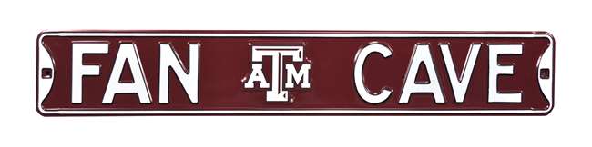 Texas A&M Aggies Steel Street Sign with Logo-FAN CAVE   