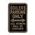 Purdue Boilermakers Steel Parking Sign-All Others Crushed   