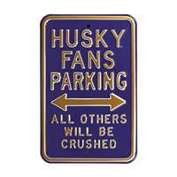 Washington Huskies Steel Parking Sign-All Others Crushed   