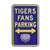 LSU Tigers Steel Parking Sign with 2007 Champs Logo     