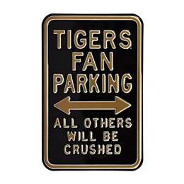 Missouri Tigers Steel Parking Sign-All Others Crushed   