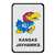 Kansas Jayhawks  Reflective Aluminum Parking Sign   