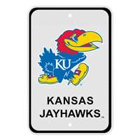 Kansas Jayhawks  Reflective Aluminum Parking Sign   