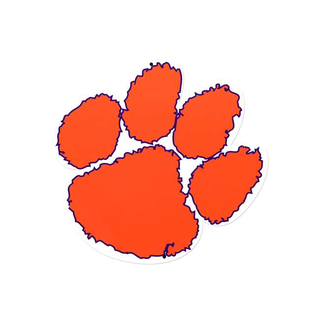 Clemson Tigers Laser Cut Steel Logo Spirit Size-Primary Logo   