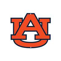 Auburn Tigers Laser Cut Steel Logo Spirit Size-AU Orange   