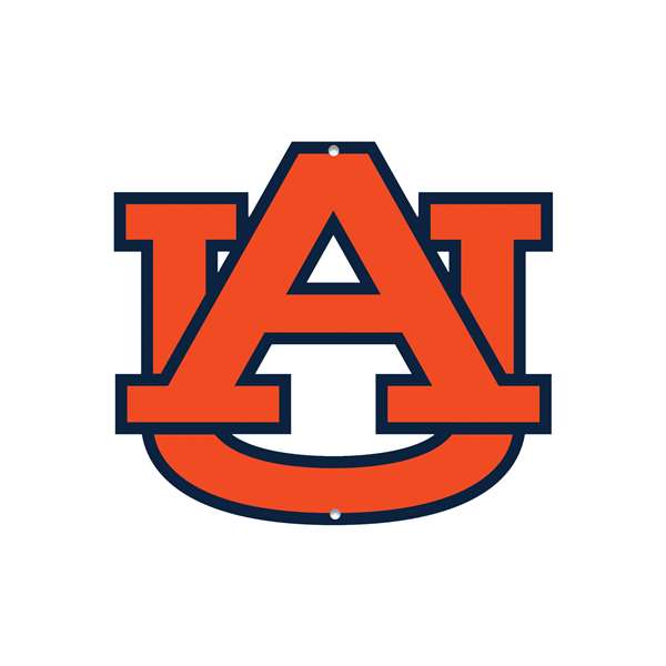 Auburn Tigers Laser Cut Steel Logo Spirit Size-AU Orange   