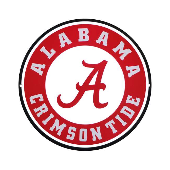 Alabama Crimson Tide Laser Cut Steel Logo Spirit Size-Primary Logo   