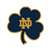 Notre Dame Laser Cut Steel Logo Spirit Size-Shamrock   