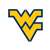 West Virginia Mountaineers Laser Cut Steel Logo Spirit Size-Primary Logo Yellow   