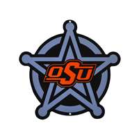 Oklahoma State Cowboys Laser Cut Steel Logo Spirit Size-Badge Logo   