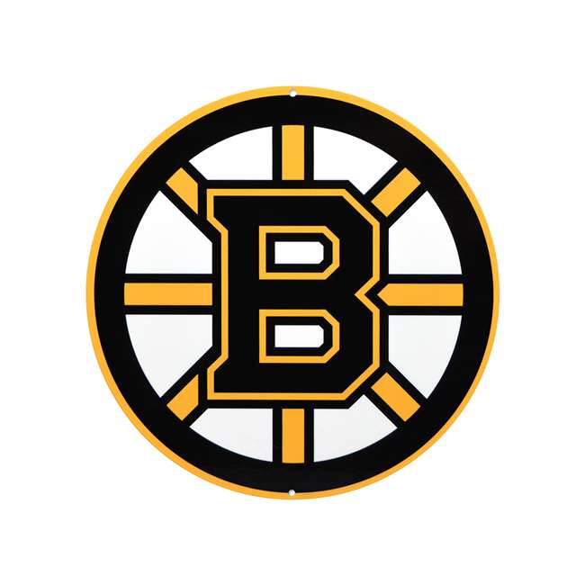 Boston Bruins Laser Cut Steel Logo Spirit Size-Primary Logo