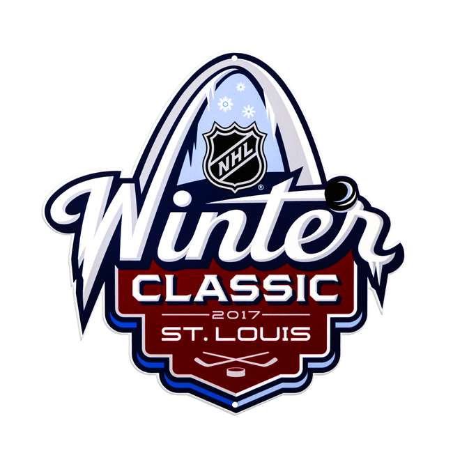 St Louis Blues Laser Cut Steel Logo Spirit Size-2017 Winter Classic