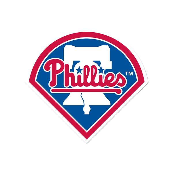 Philadelphia Phillies Laser Cut Logo Steel Magnet-Primary Home Plate Logo