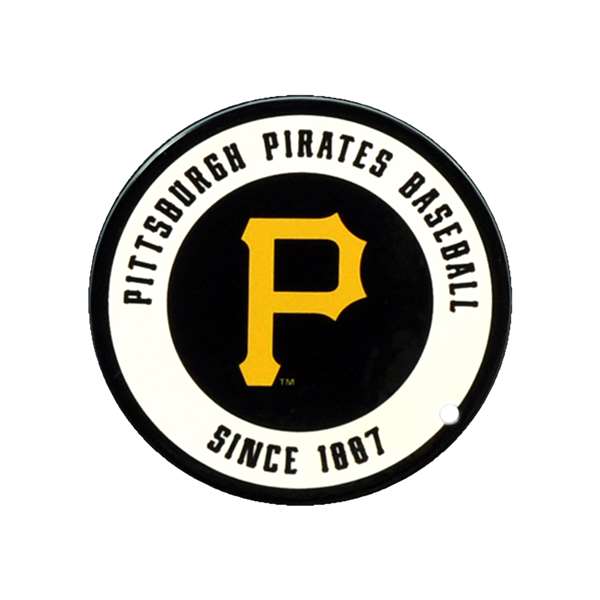Pittsburgh Pirates Laser Cut Logo Steel Magnet-Circle Logo