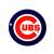 Chicago Cubs Laser Cut Logo Steel Magnet-Primary Logo    